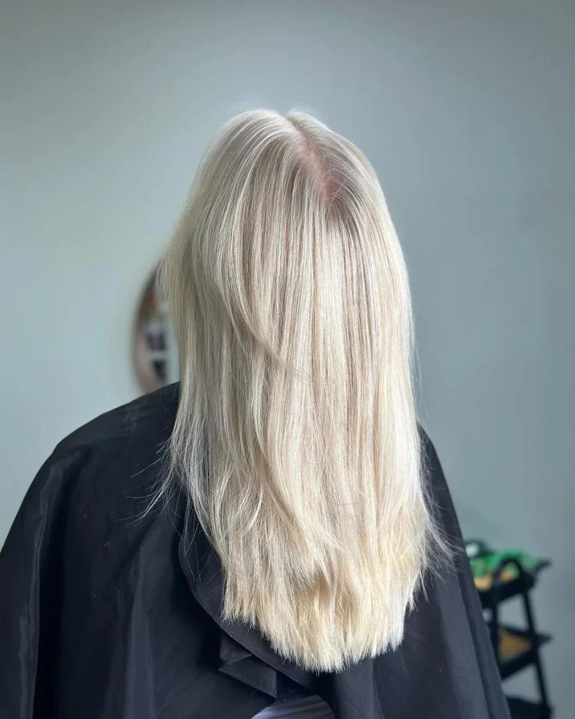 Blonde Hair Crimped and Styled — Oh So Blonde Hair Studio in Buddina, QLD