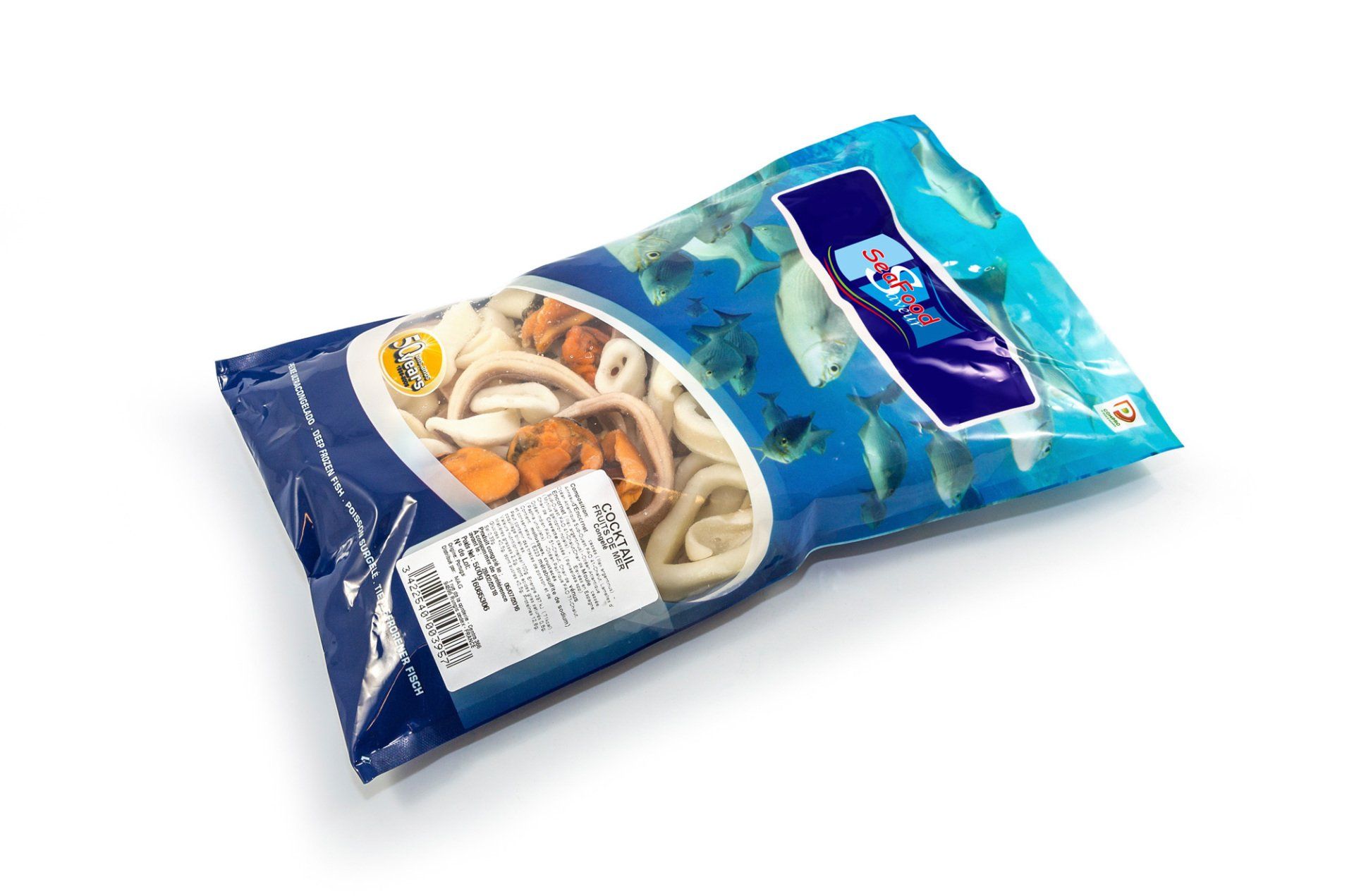 Cóctel de mariscos estándar congelado