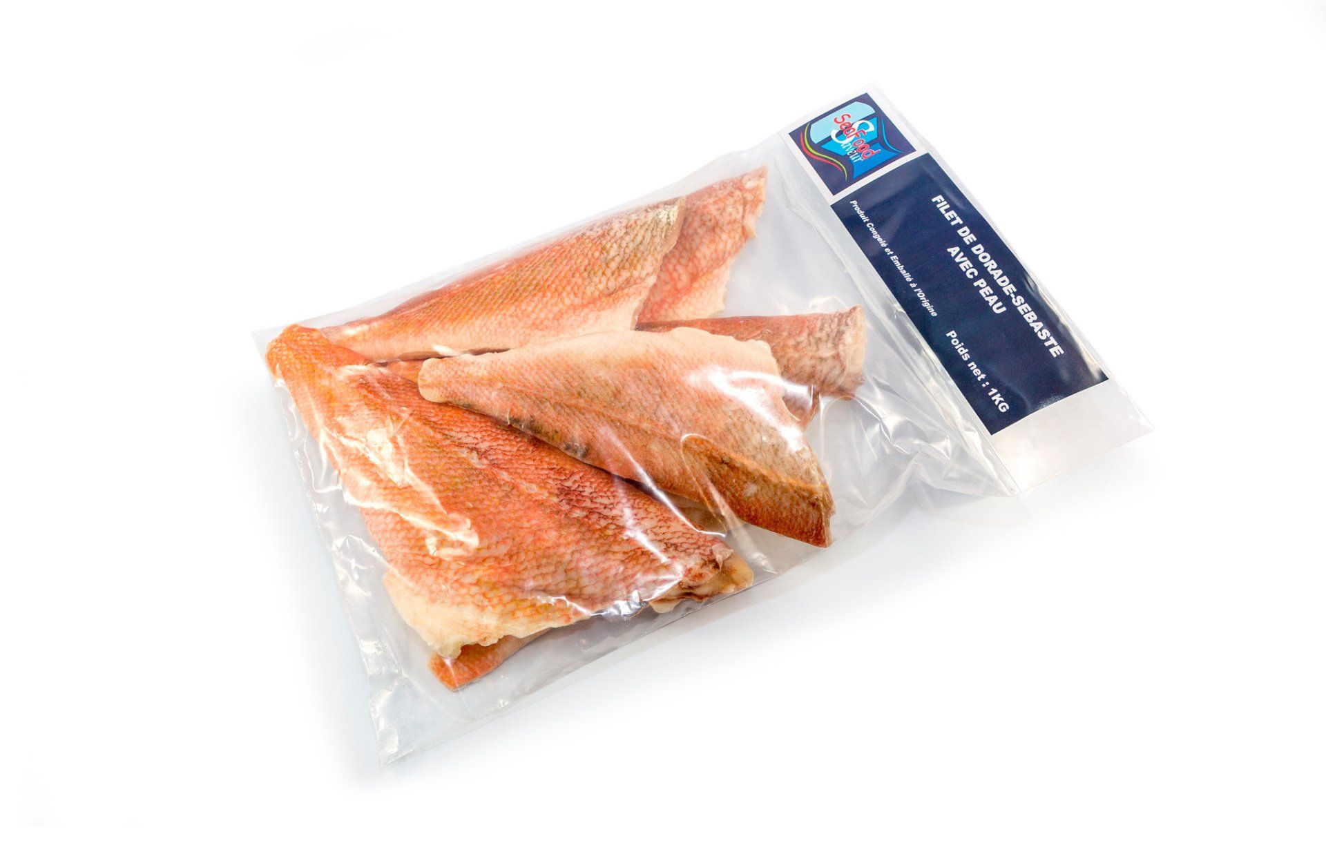 Filetes de gallineta nórdica con piel congelados