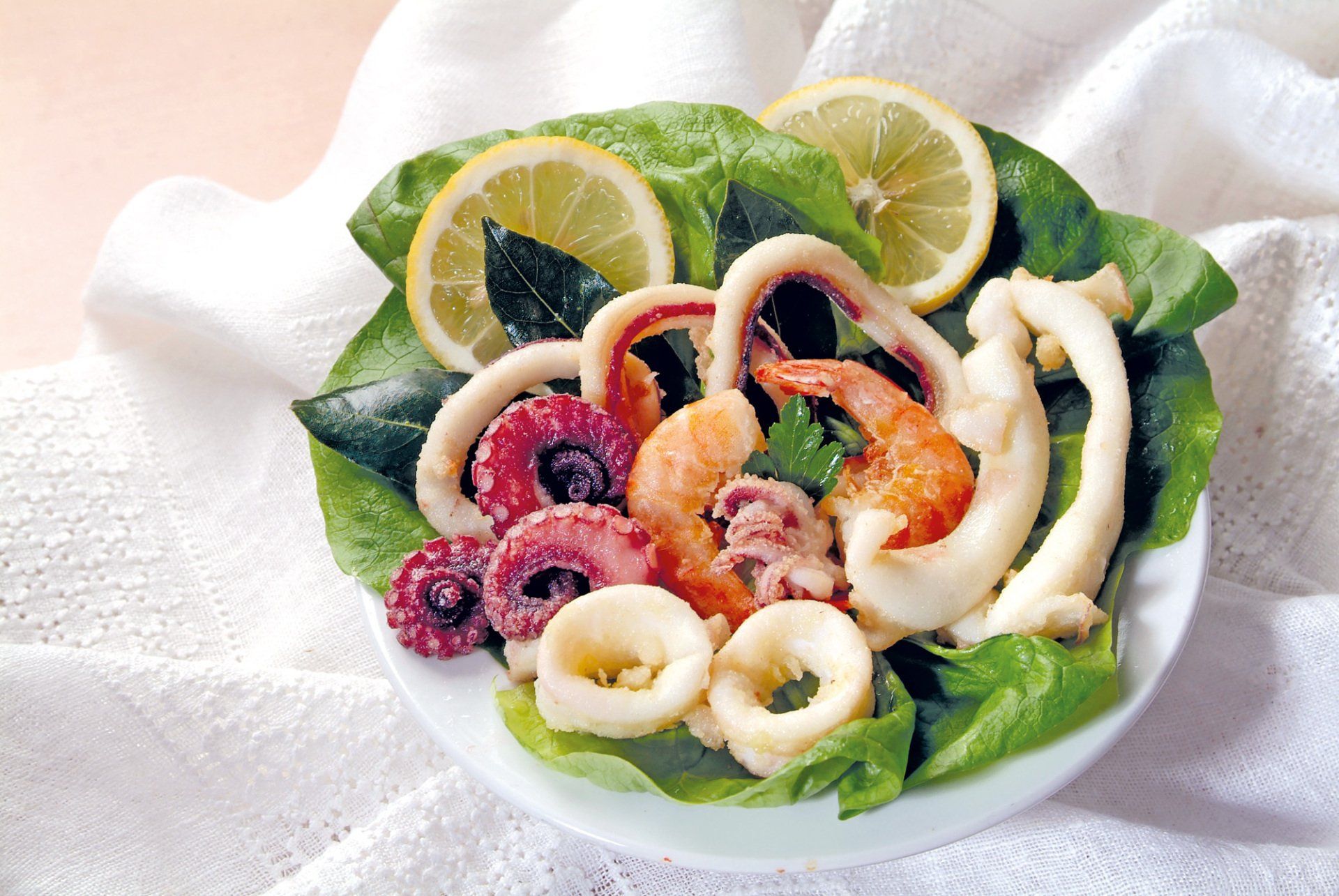 Infarinata de mariscos congelados