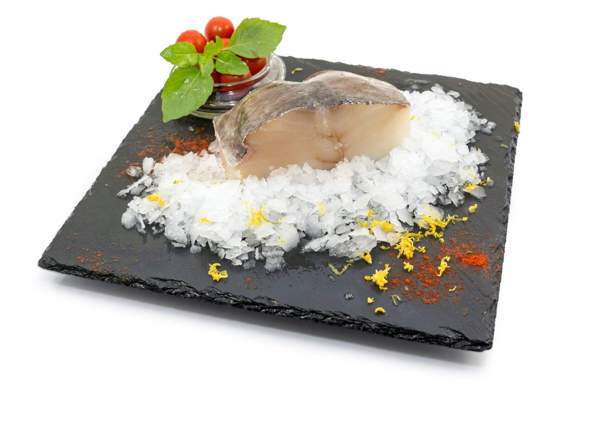 Lomo de bacalao con piel congelado - Granel
