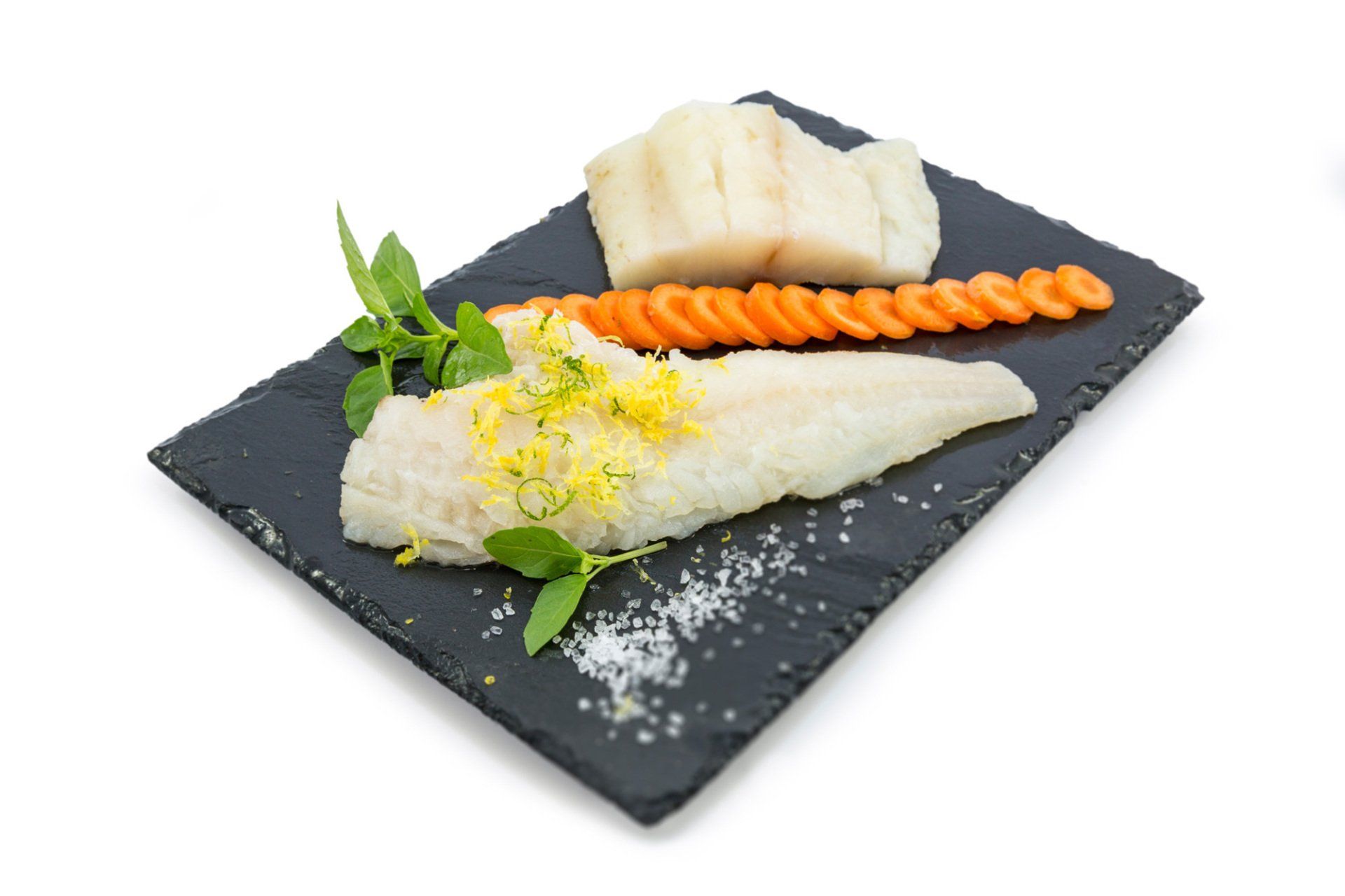 Filete/Rodaja de bacalao sin piel congelado - Granel