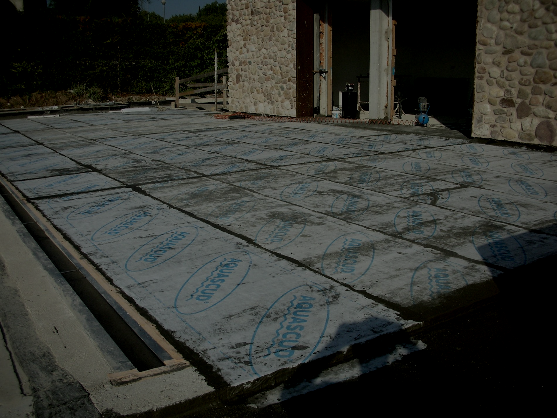 Coperture con impermeabilizzanti cementizie