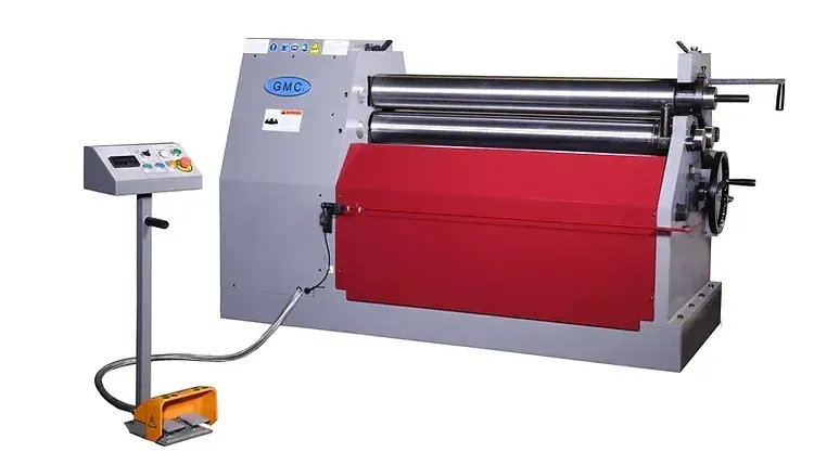 A machine that is sitting on a white surface.
