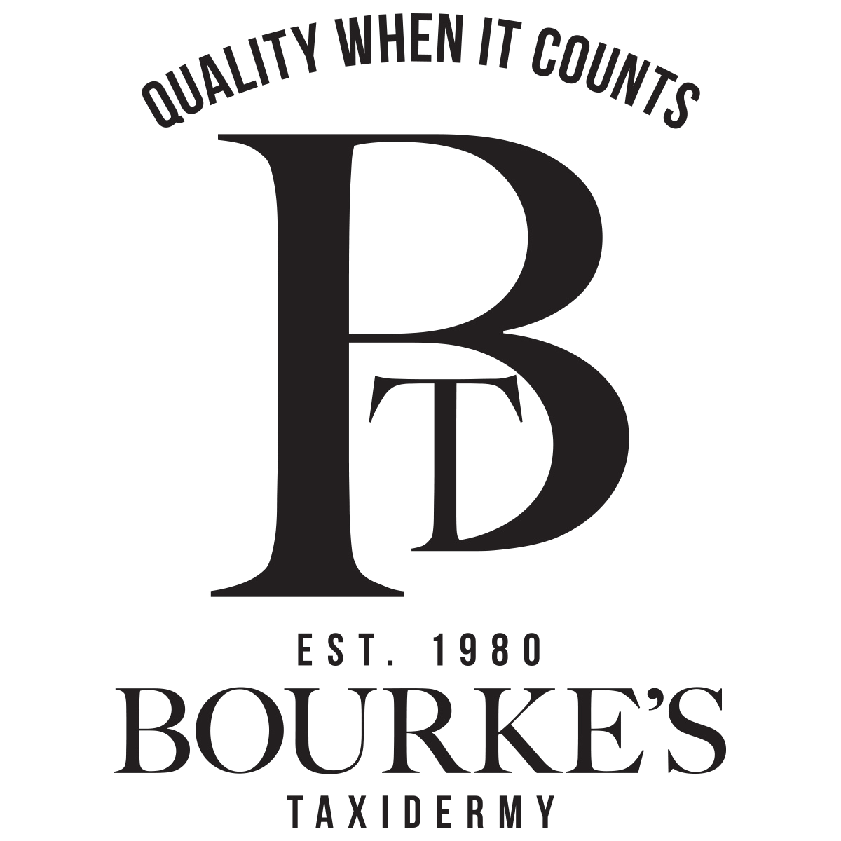 Bourke's Taxidermy Logo
