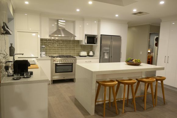kitchen with granite counter