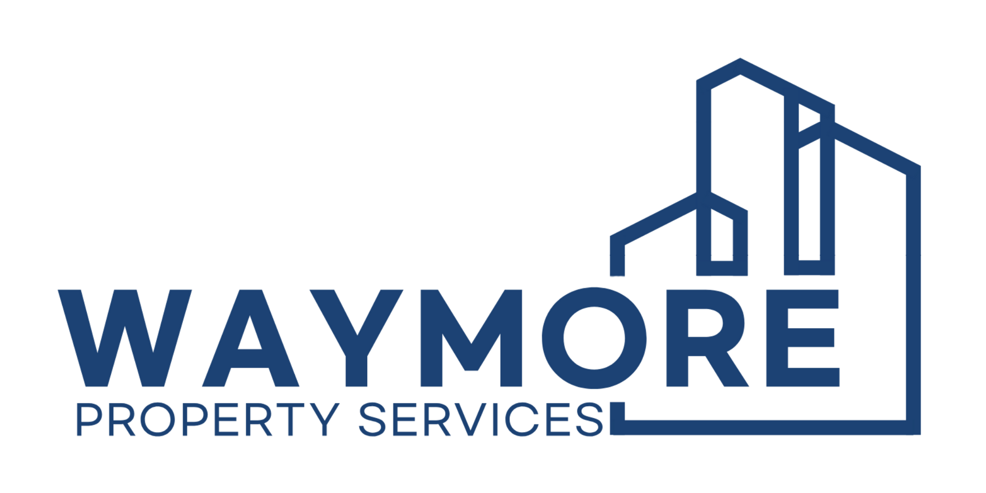 WAYMORE Property Services logo in blue with a stylized building outline