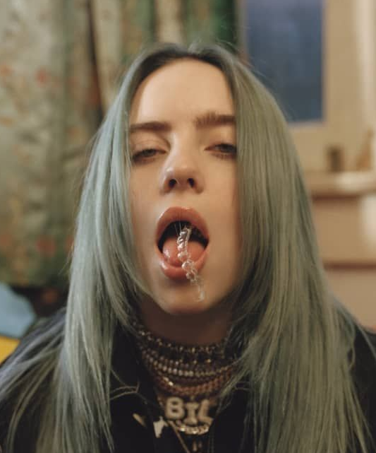 Billie eilish has a piercing in her tongue.