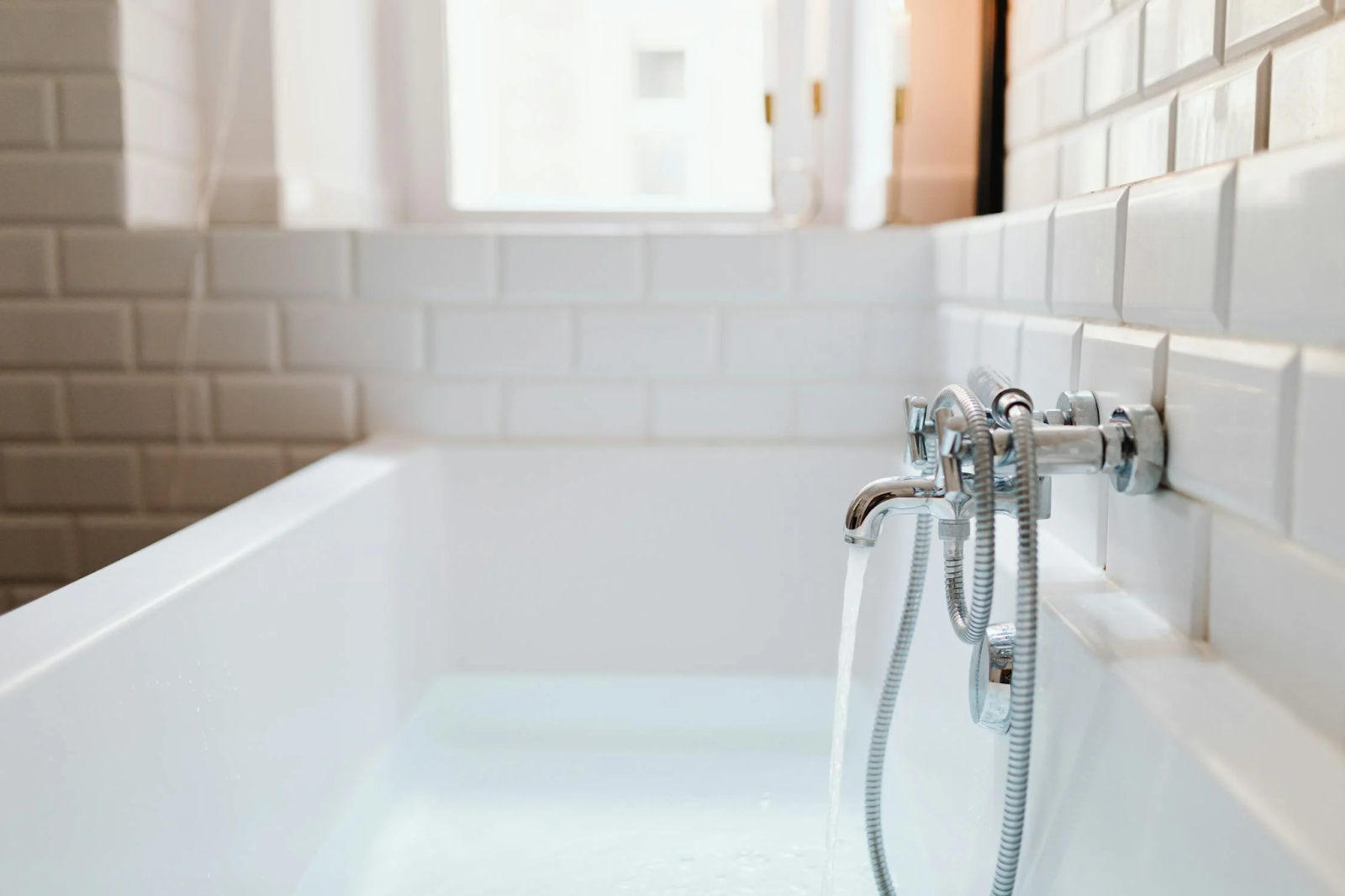 Clean water from tap by fixing plumbing issues