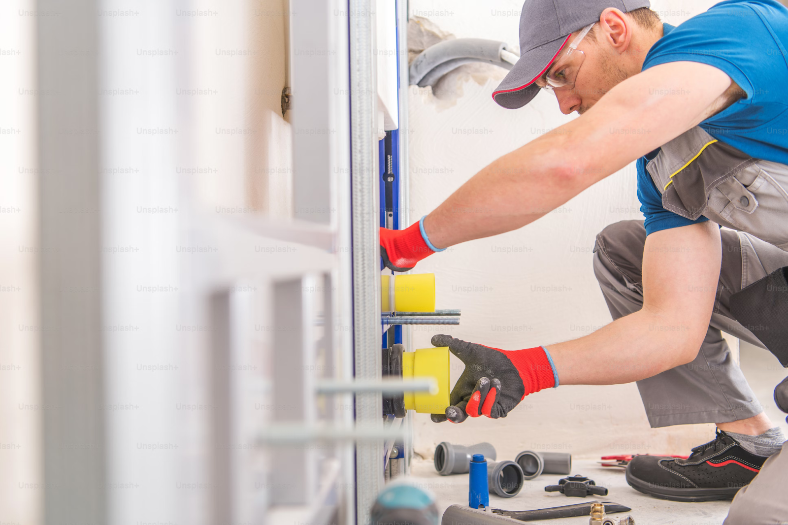 Professional fixing plumbing problems