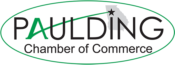 Logo for Paulding Chamber of Commerce featuring the word