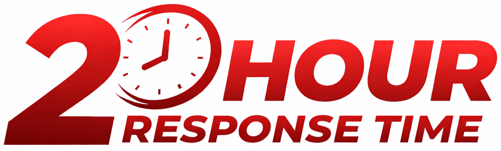 Blue logo with