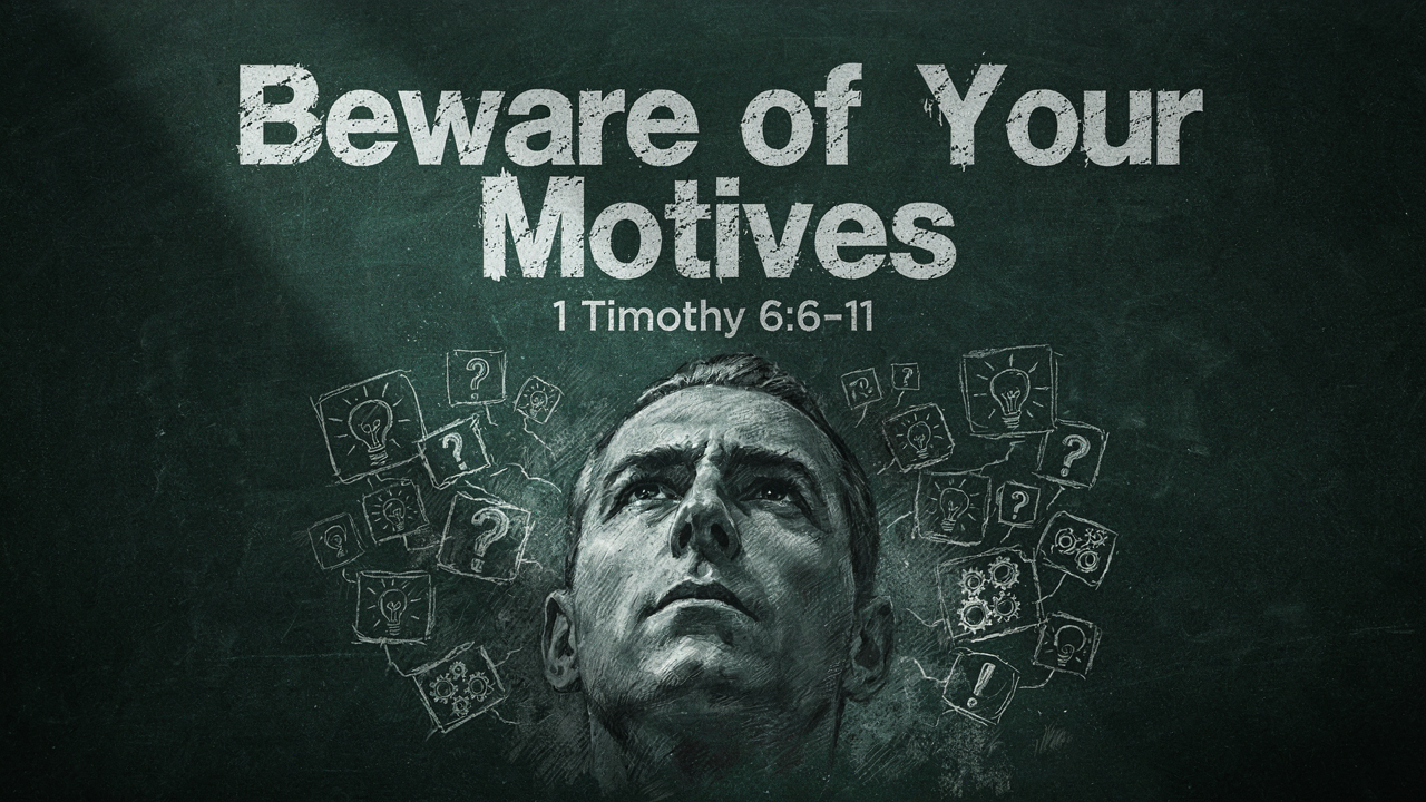 Beware of Your Motives