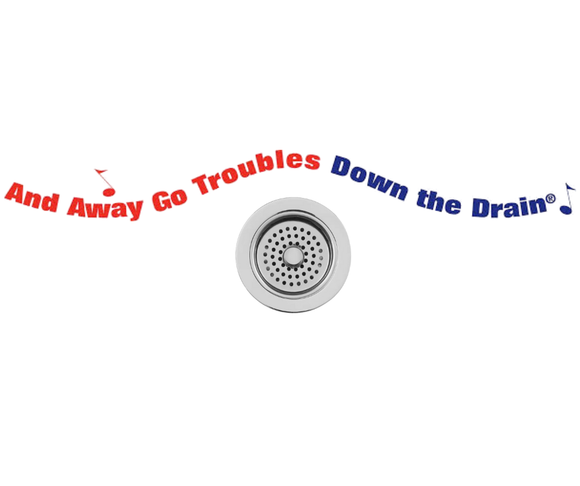 And away go troubles down the drain