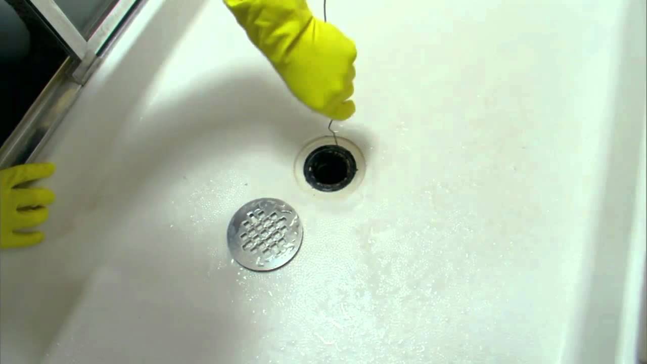 Unclog shower