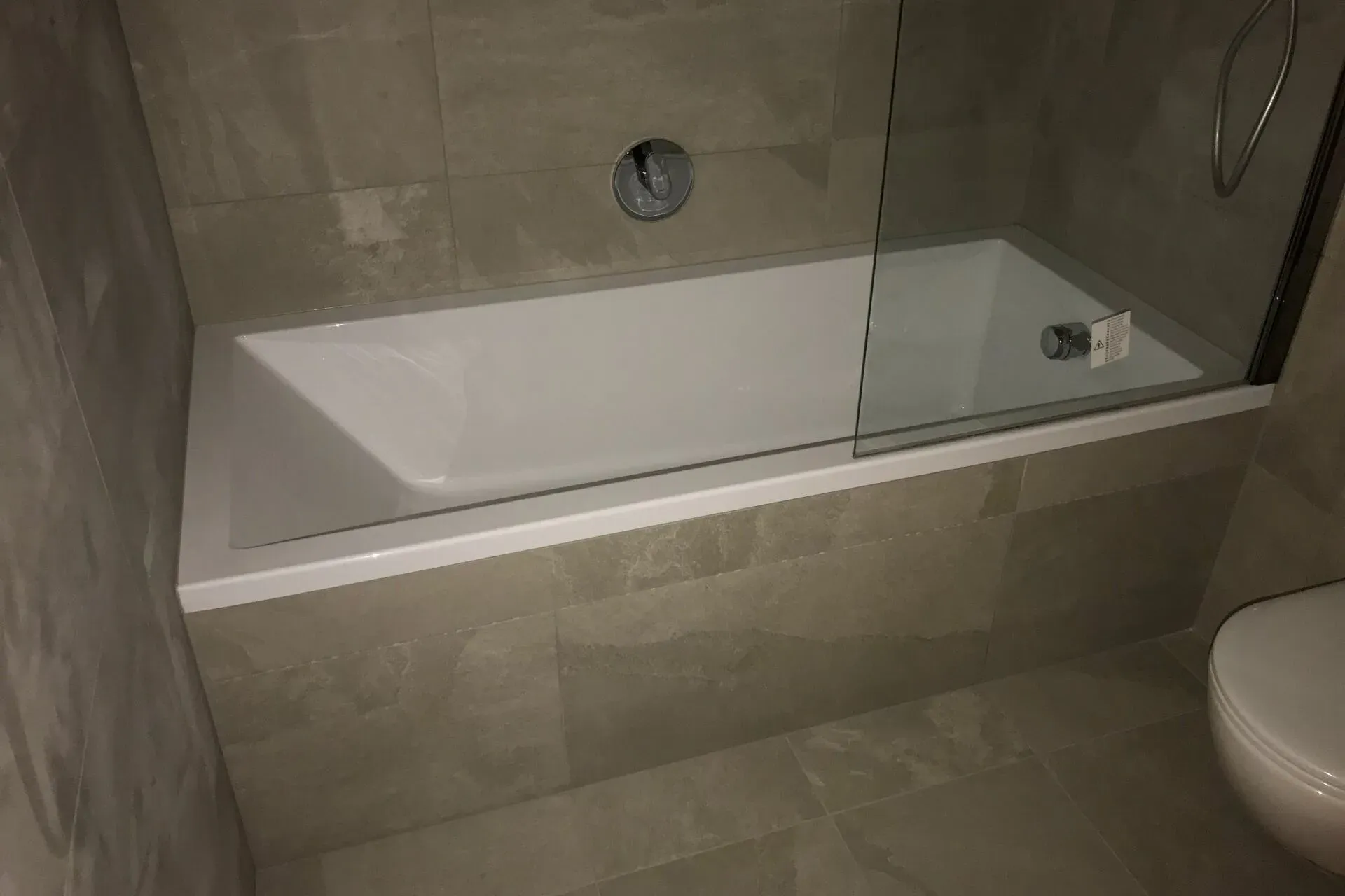 Vasca da bagno ristrutturata in Ticino