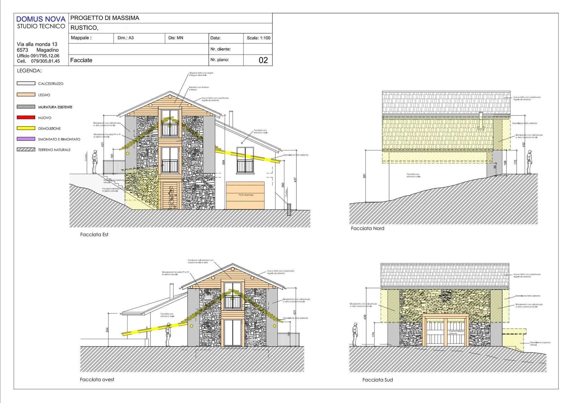 Disegno architettonico ticino