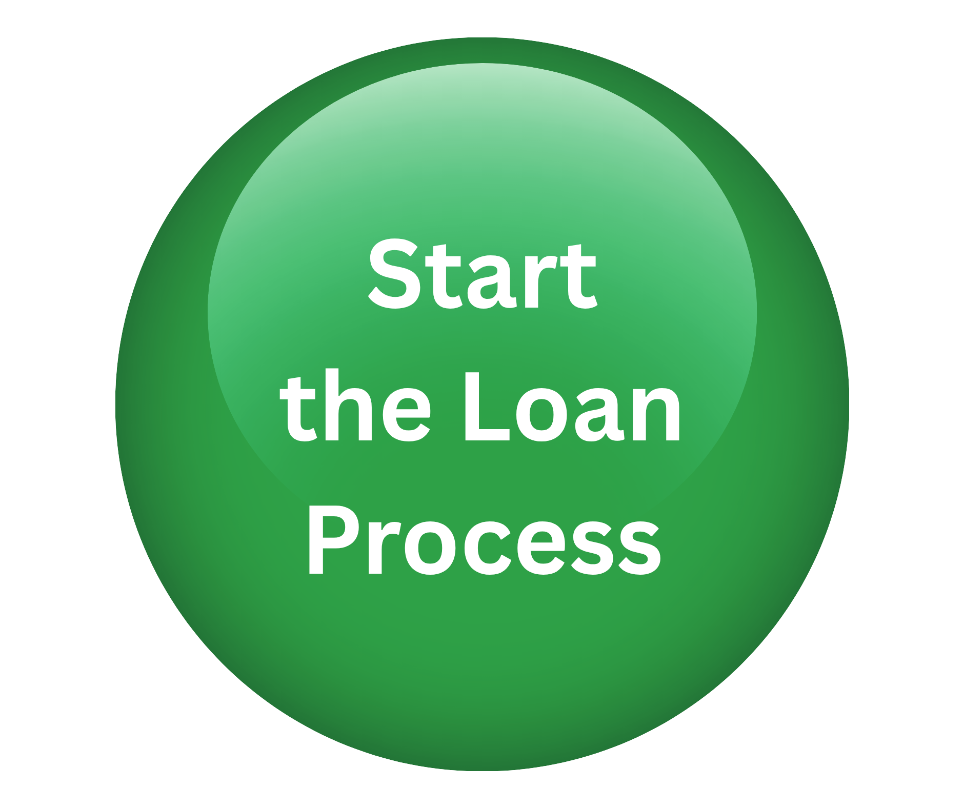Green button with text