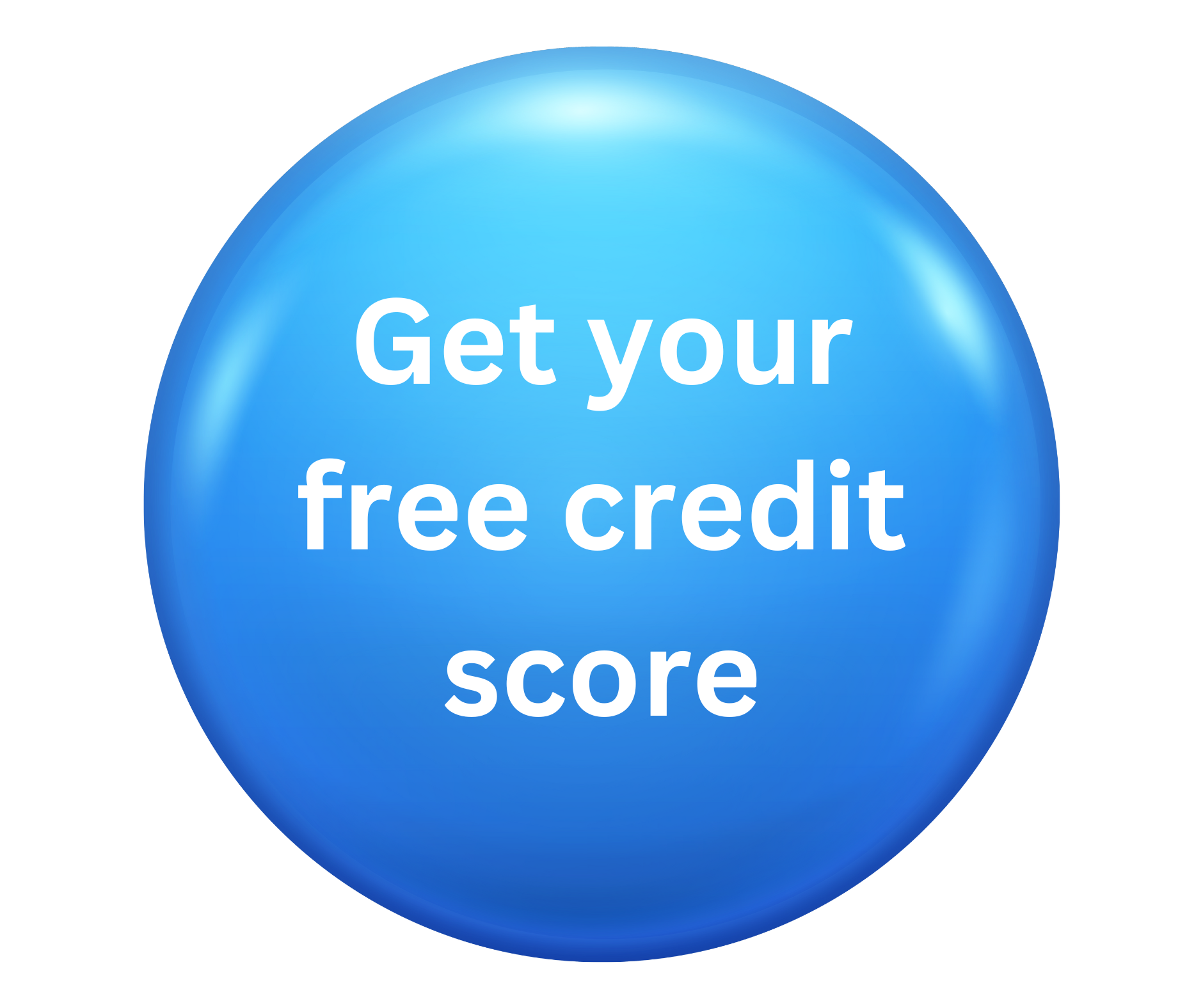 Blue button with the text