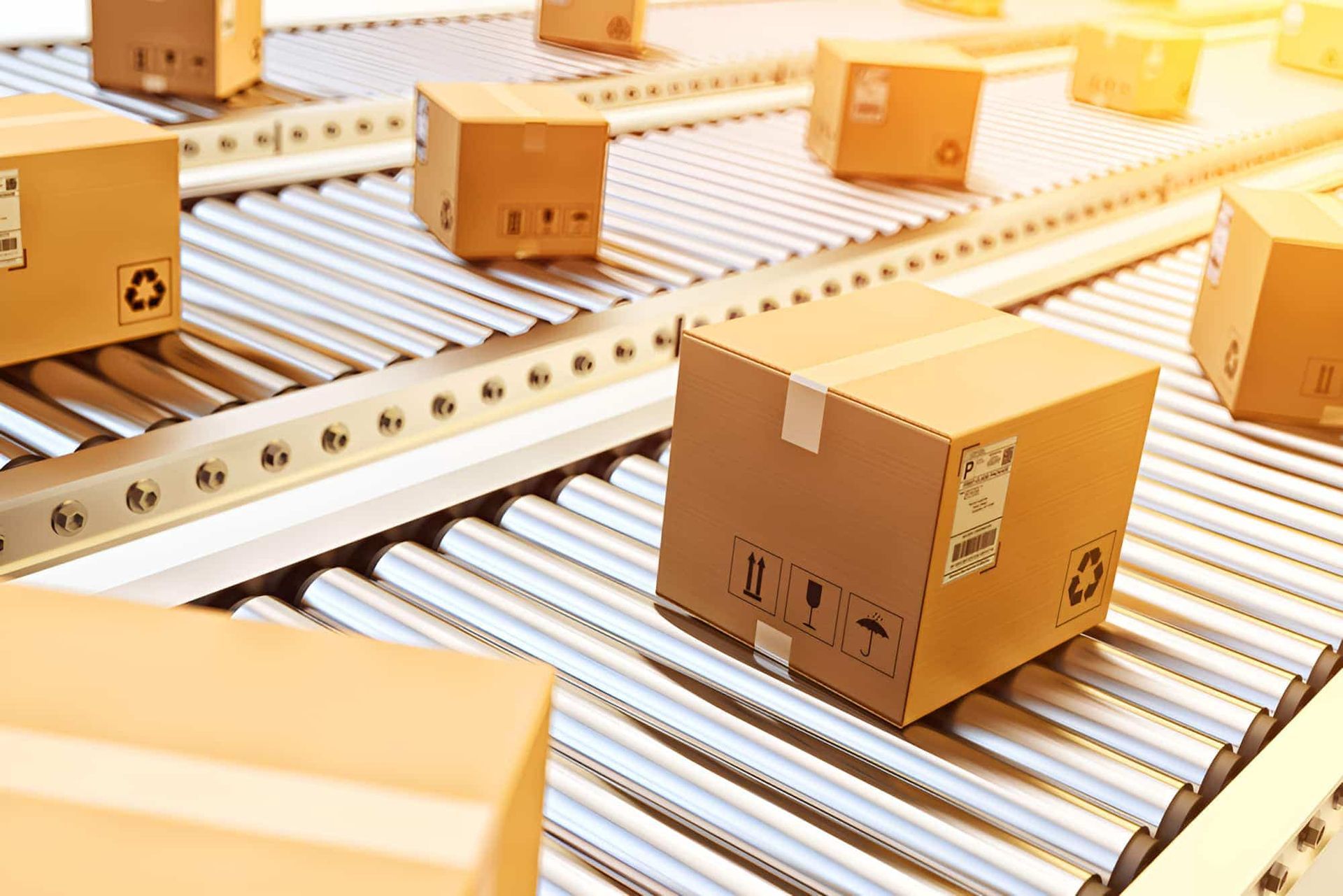 A Conveyor Belt Filled With Cardboard — Central Desert Transport In Ciccone, NT