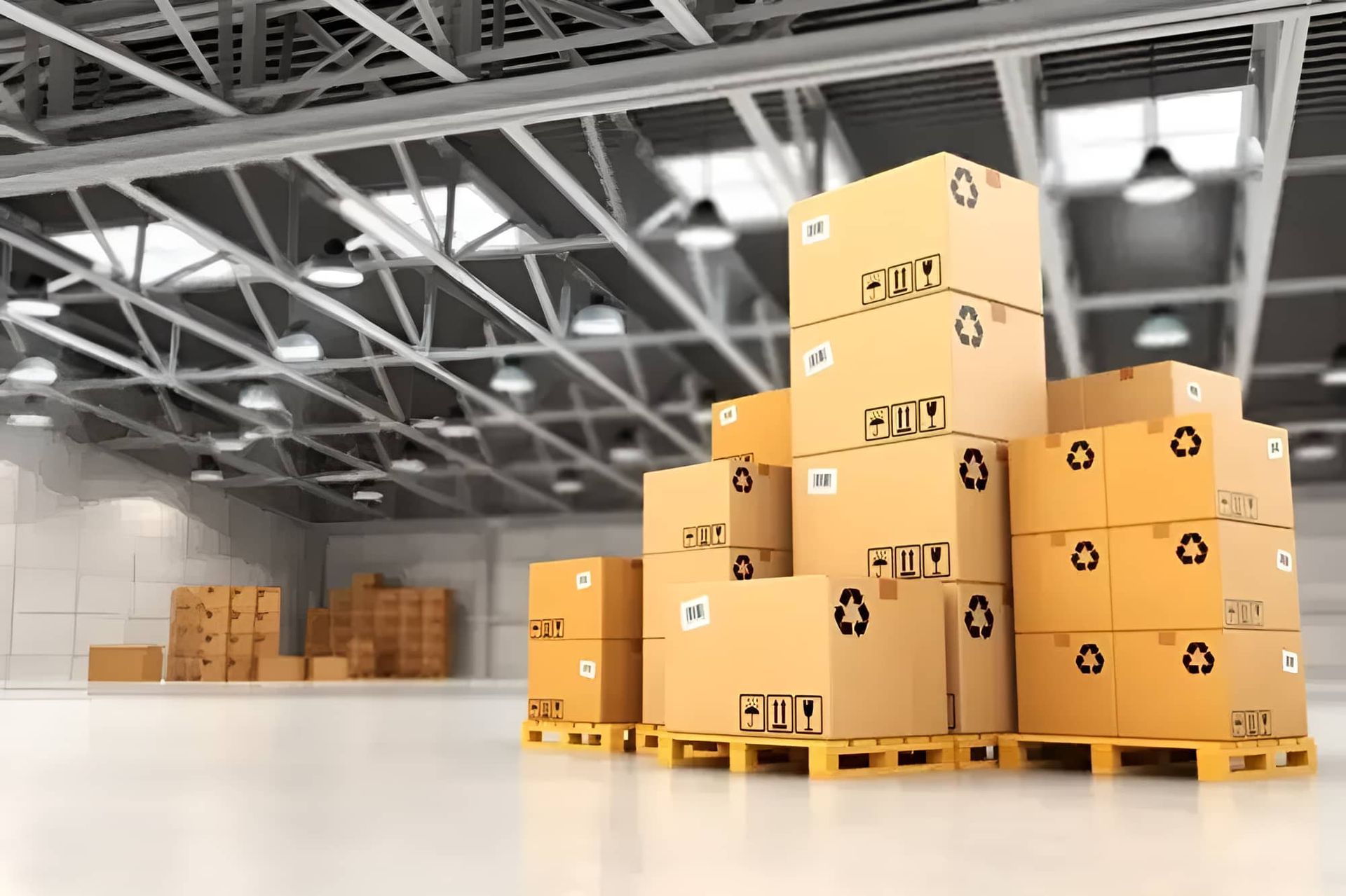 A Warehouse Filled With Boxes — Central Desert Transport In Ciccone, NT