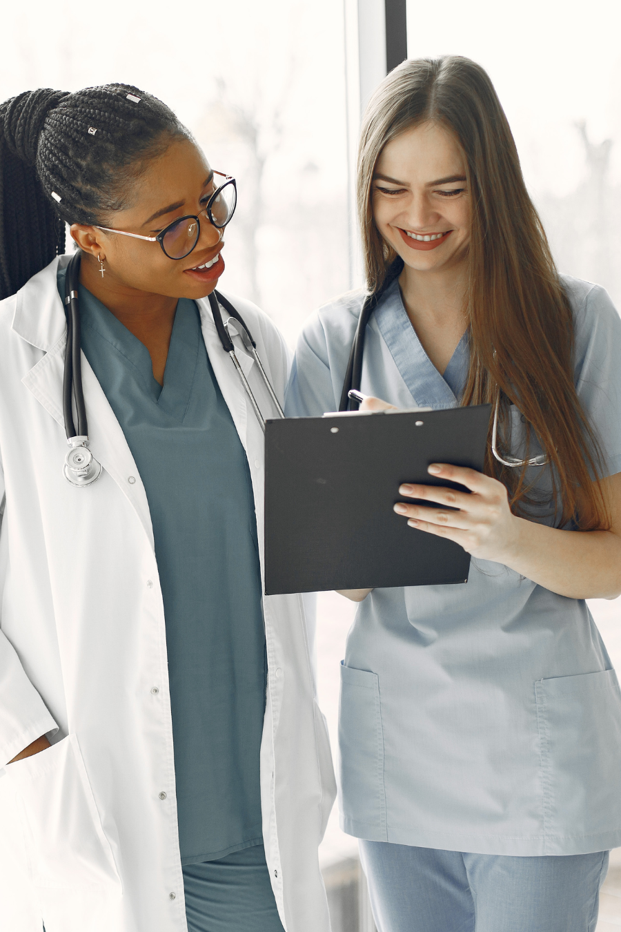 Healthcare leaders reviewing strategy and operational decisions