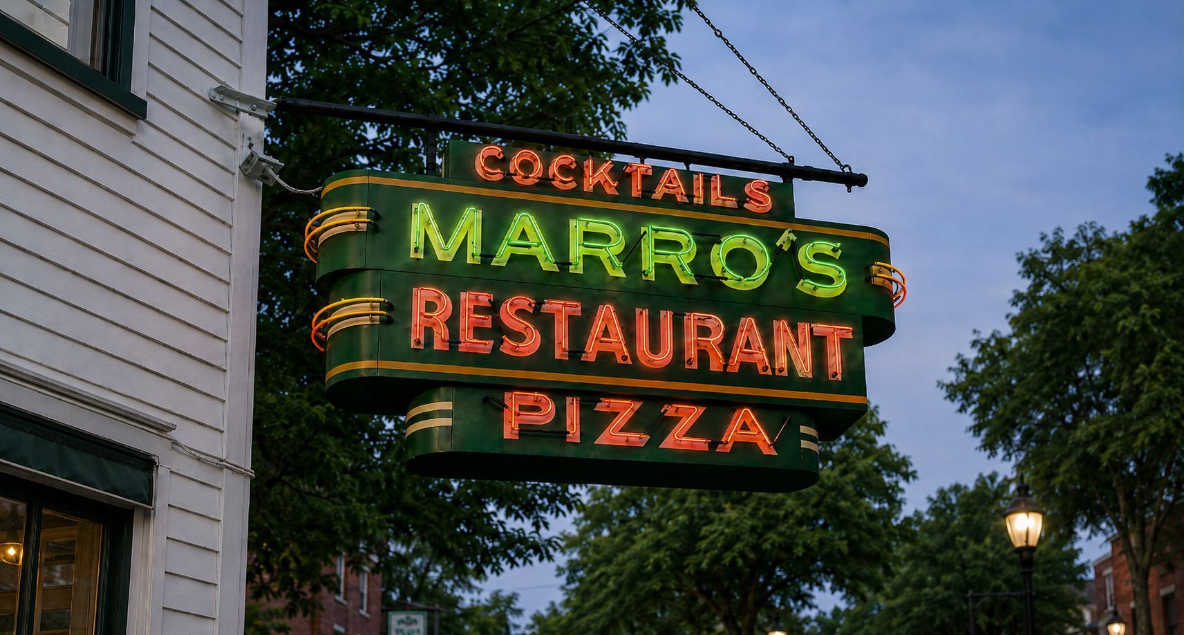 Marro's Pizzeria and restaurant a local family establishment for over 50 years