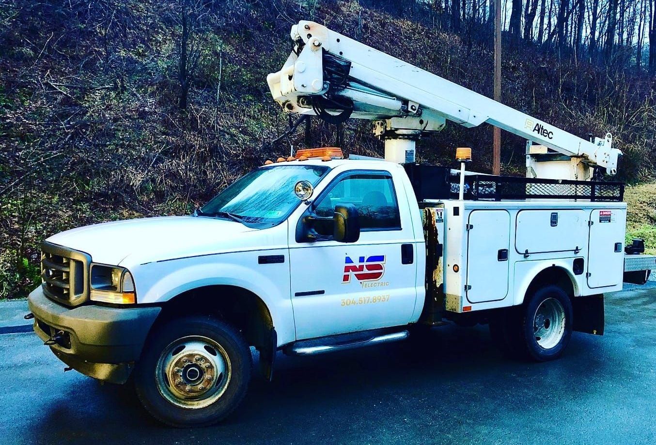 NS Electric service vehicle representing West Virginia electrical contractor