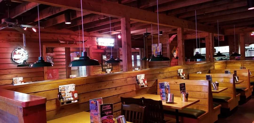 Commercial restaurant interior lighting installation by NS Electric WV