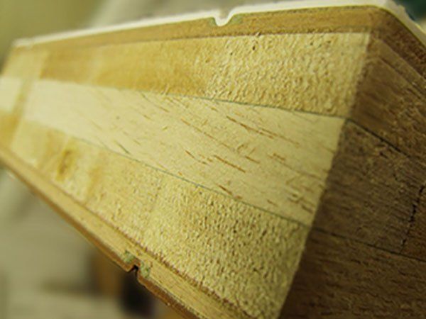 Solid timber core of Solidor