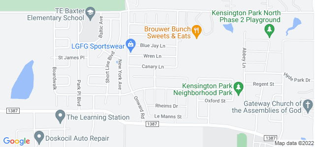 Map of business location