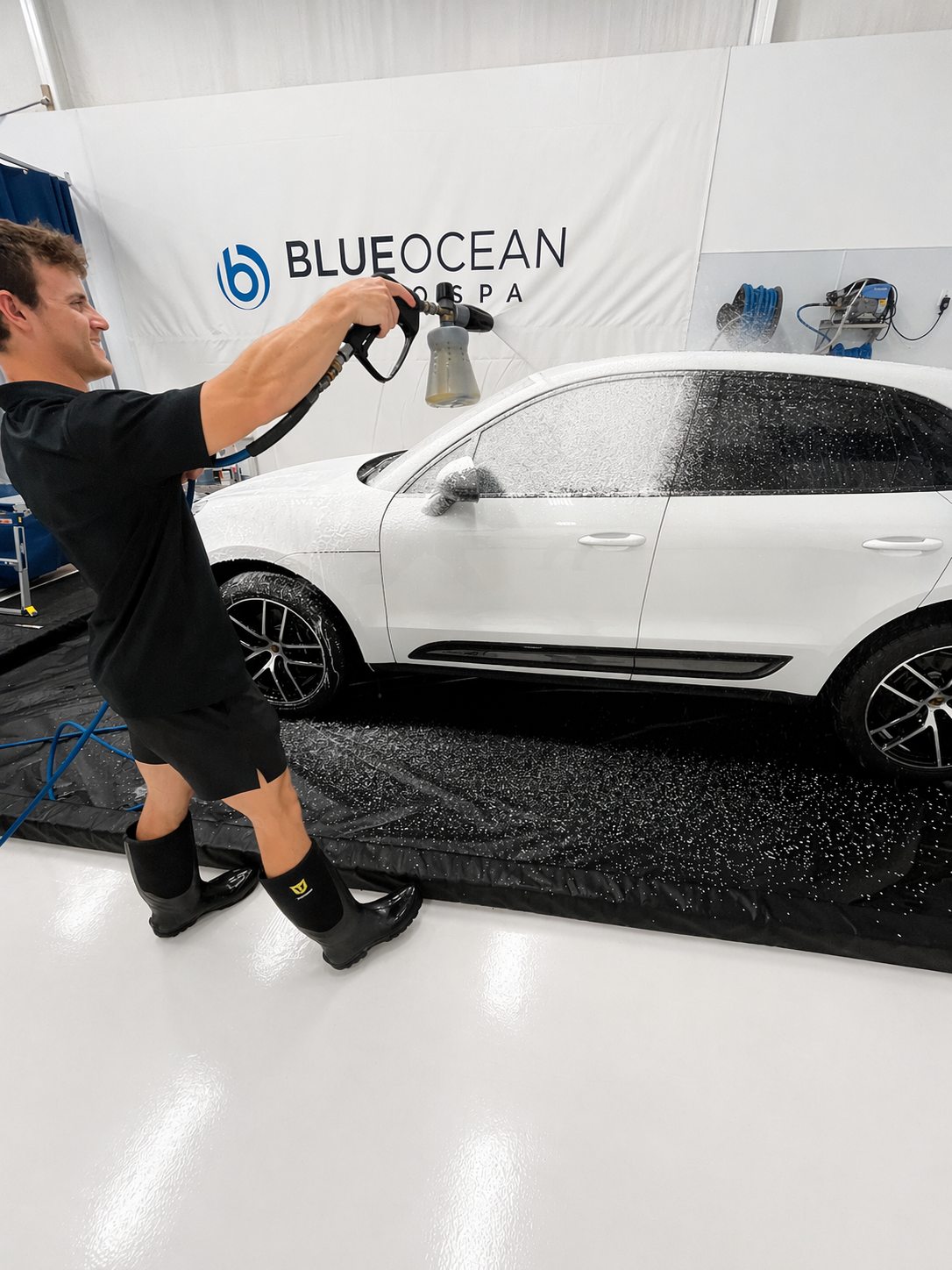 Snow Foam is a great way to loosen up dirt and deliver suds into nooks and crannies where dirt likes to hide.