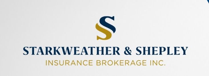 Starkweather & Shepley Insurance Brokerage Inc. logo with blue and gold stylized “S” on a light background