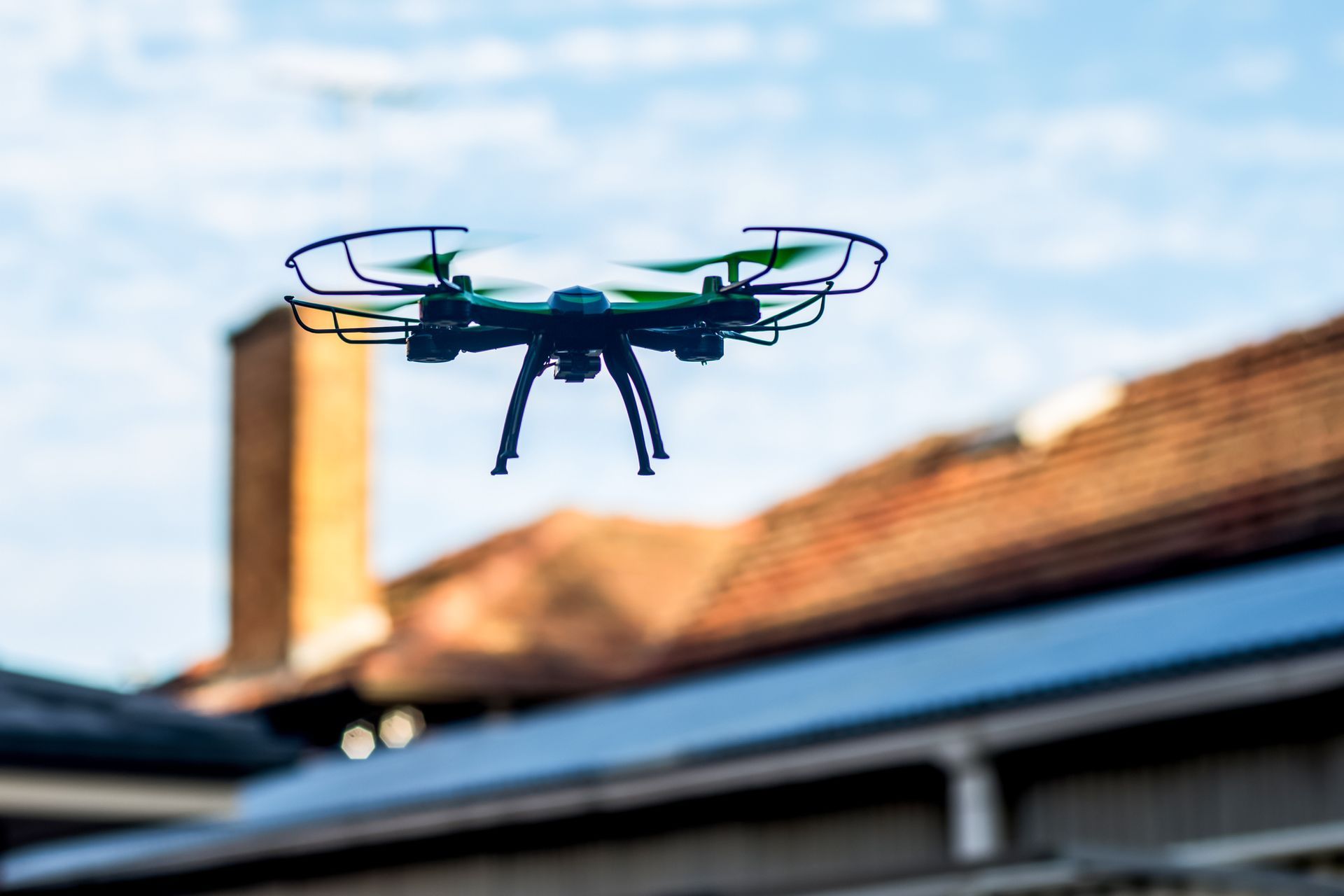 A Drone Is Flying Over A House Roof – Warrnambool, VIC - Joseph Land Surveying