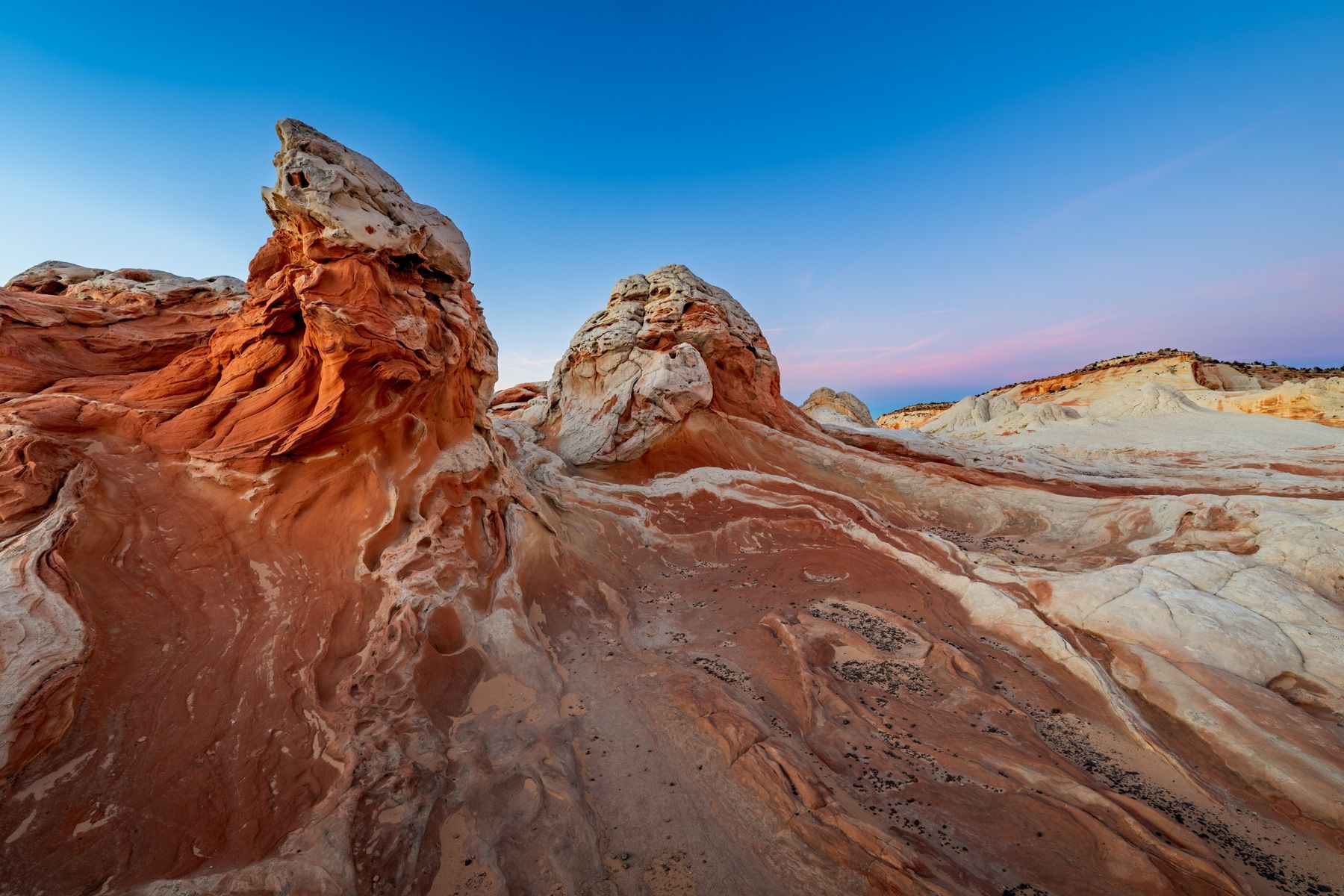 White pocket sandstone