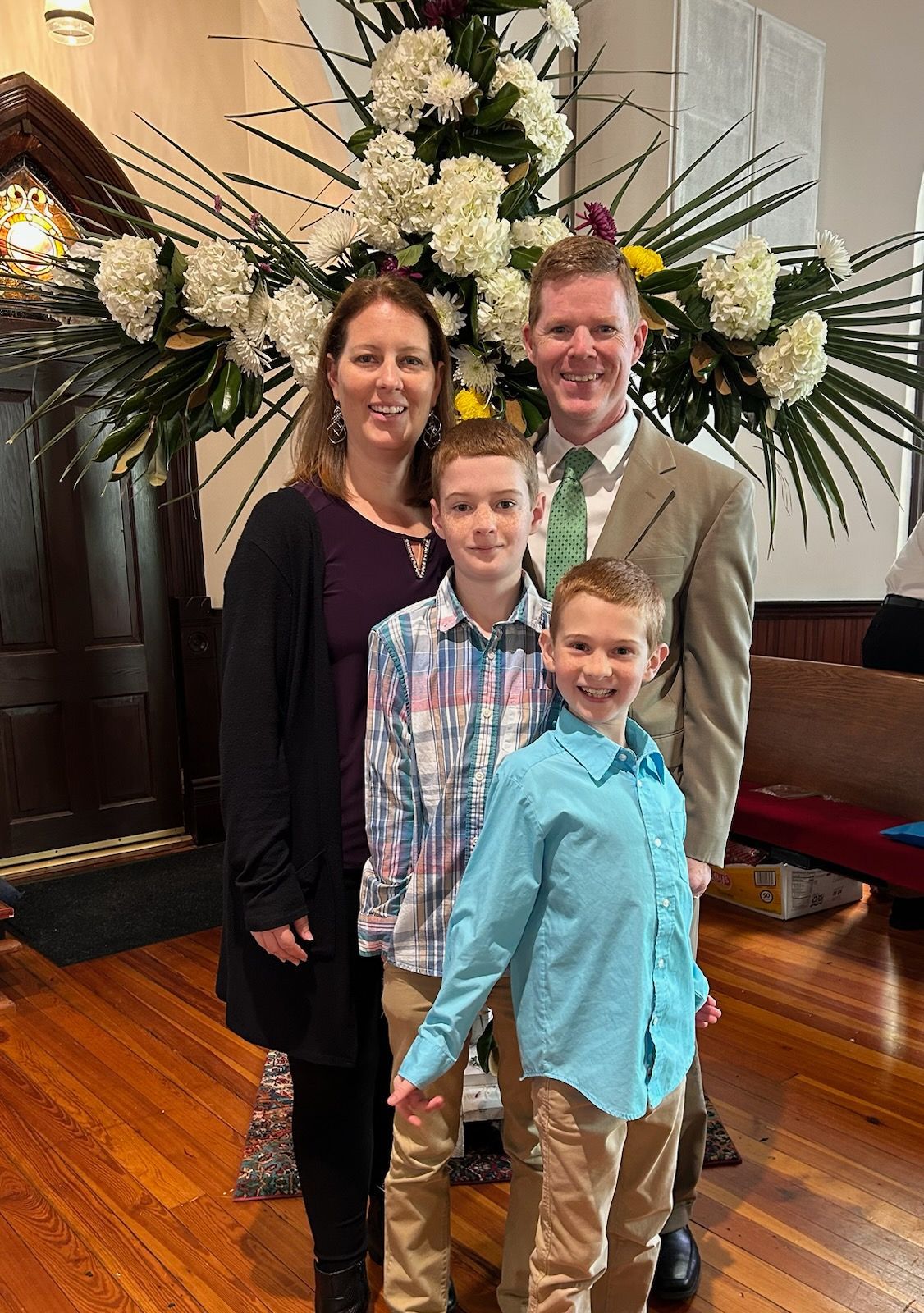 Rev. Dan Underwood and family (Joanna, Isaiah, Caleb)