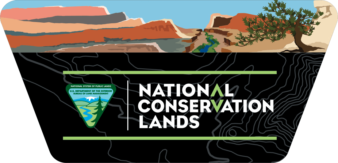 Logo for the Conservation Lands Foundation, an environmental nonprofit supporting National Conservation Lands.