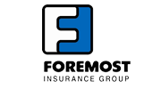 Foremost Insurance Group logo with a blue and black stylized “F” icon and text