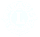 Lions Club International logo: white outline with 