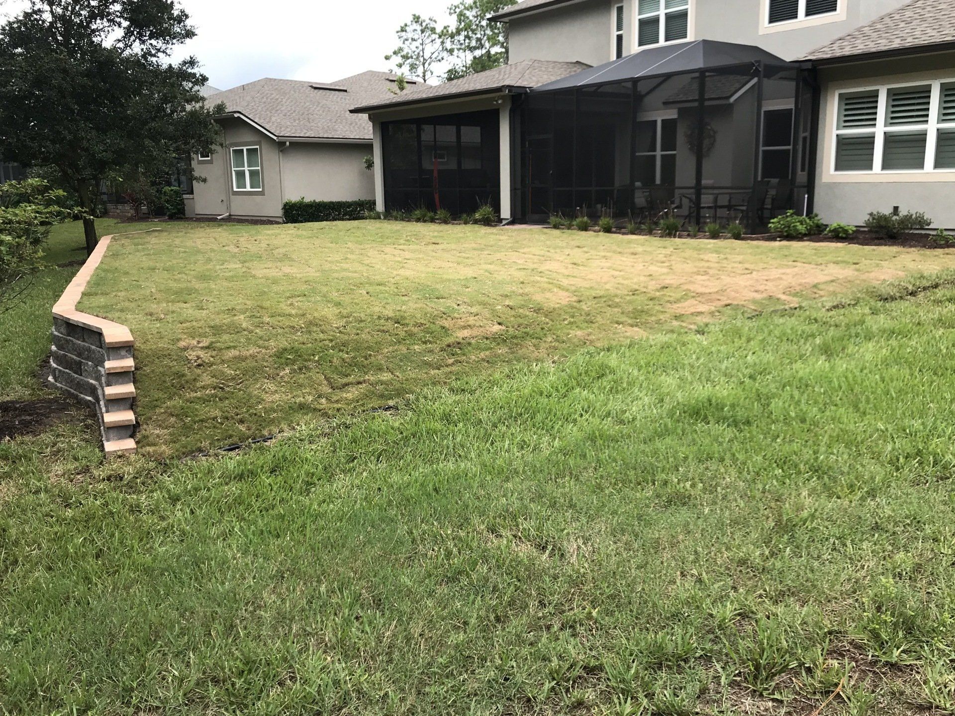 after turf installation