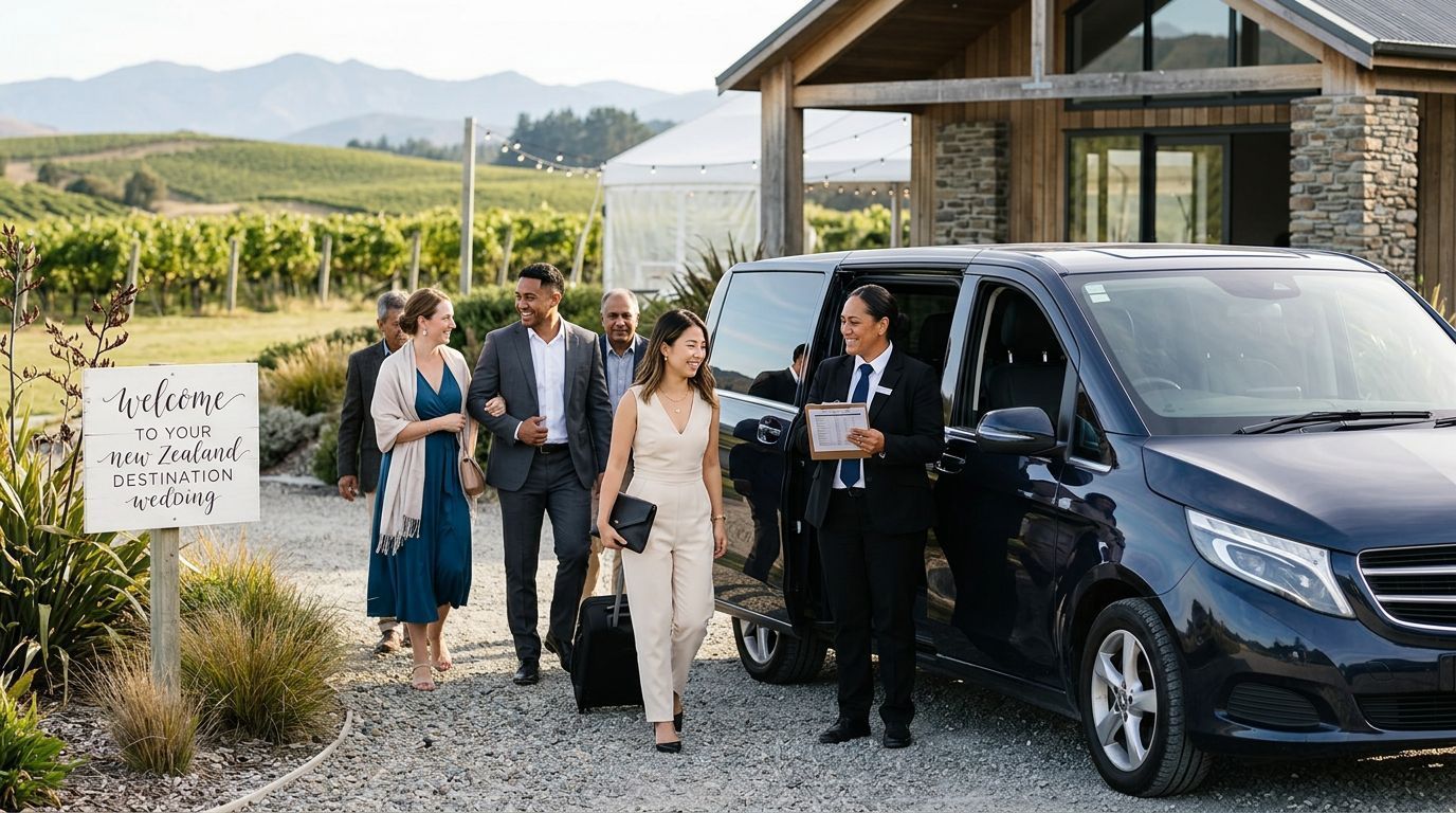 Transport Logistics for Destination Weddings in NZ | Kiwi Driver
