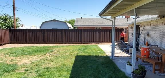 Newly Installed Fence