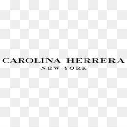 El logotipo de Carolina Herrera Nueva York está sobre un fondo a cuadros.
