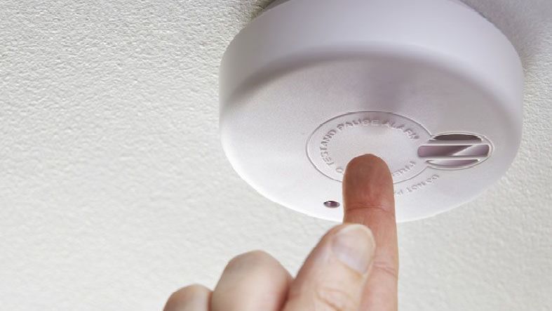 Testing a smoke alarm