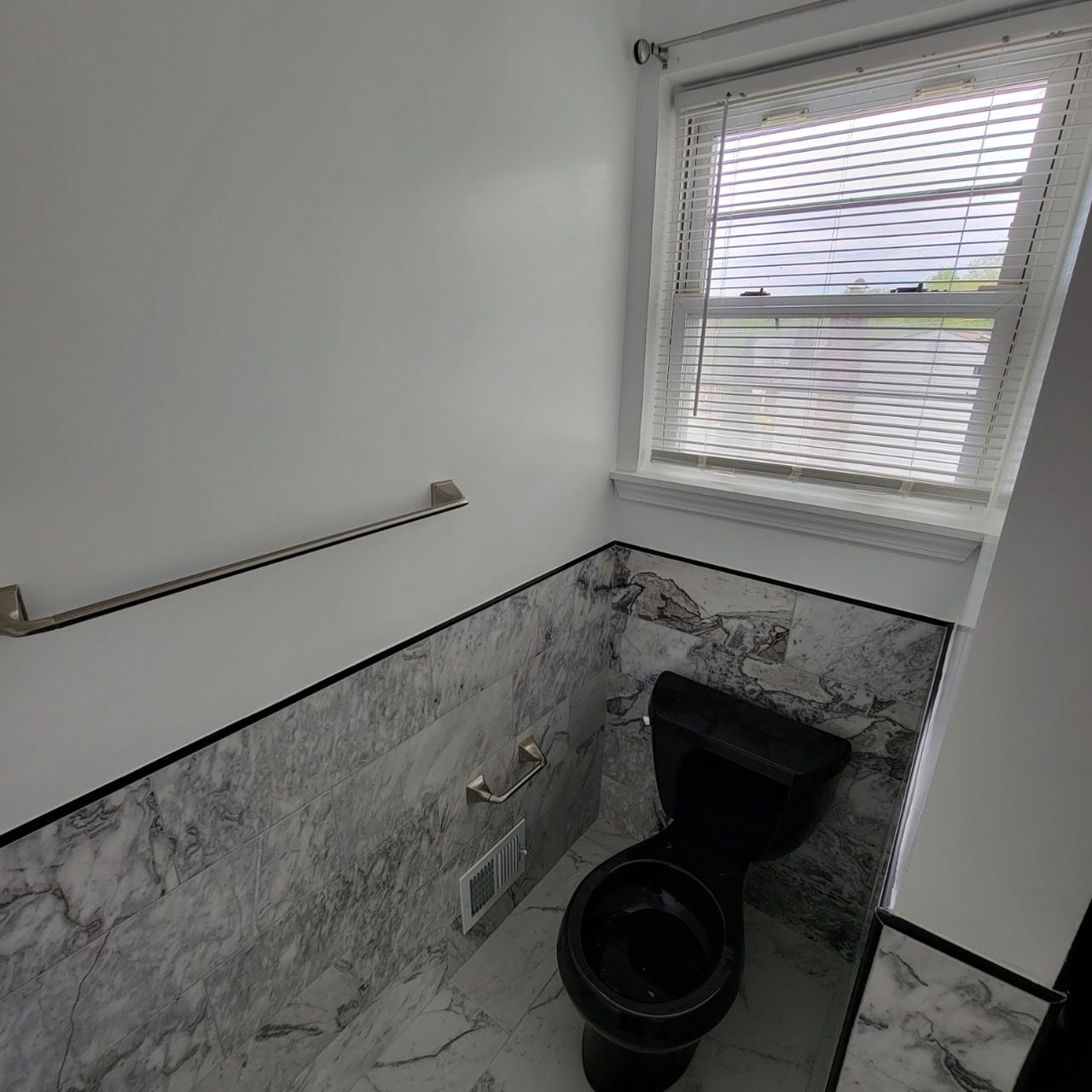 black toilet
