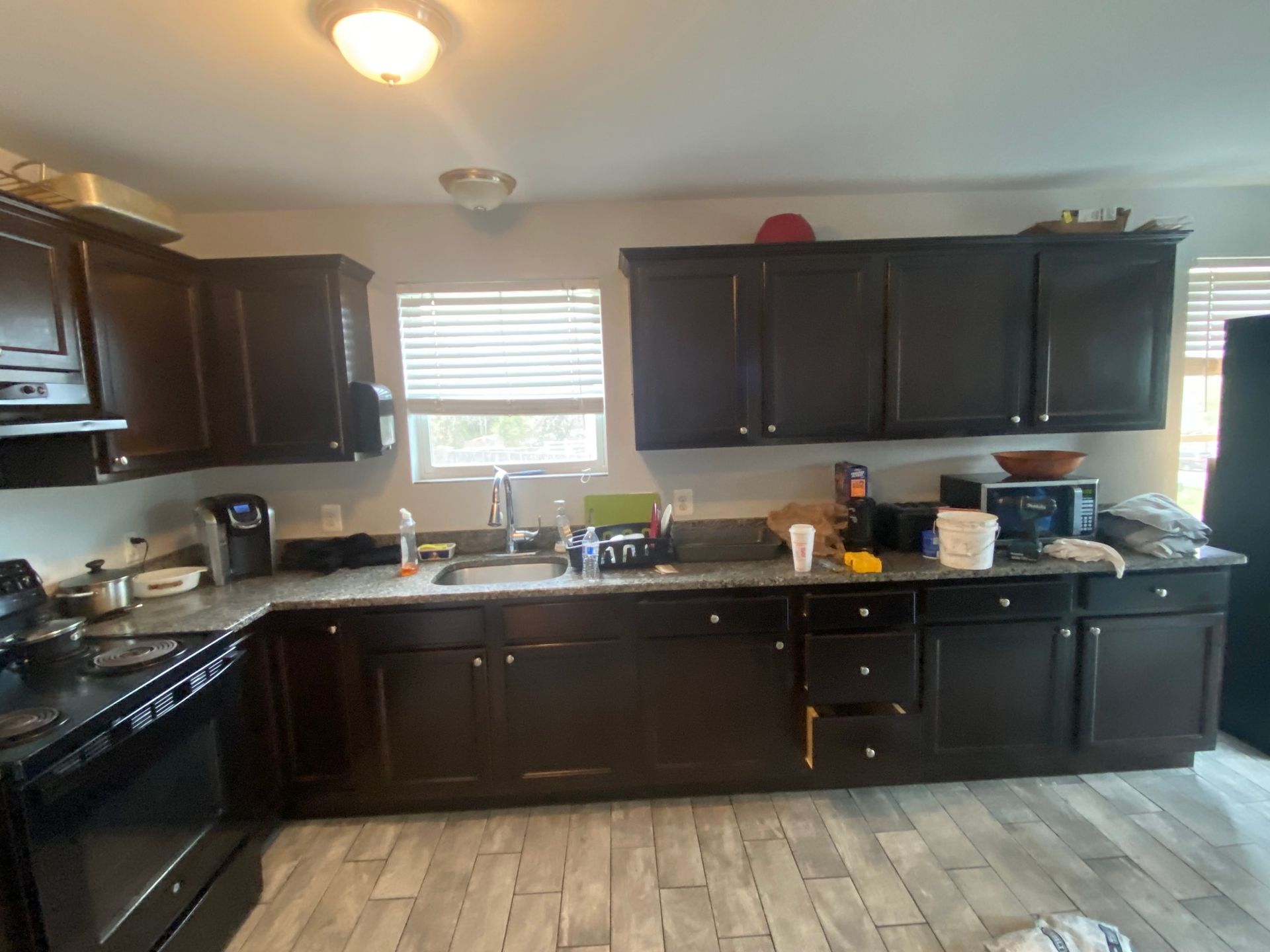Black Cabinets