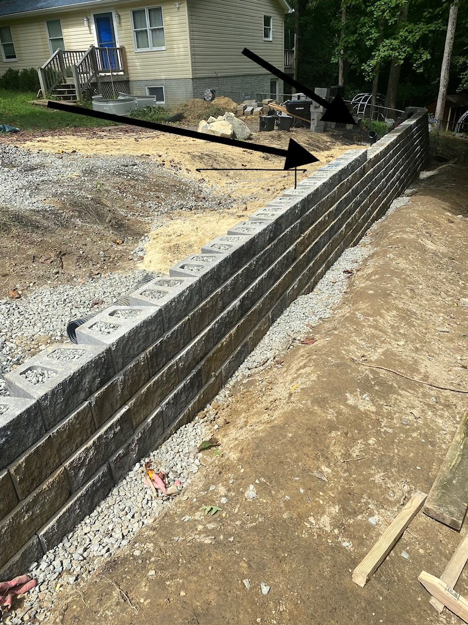 Exterior  drains