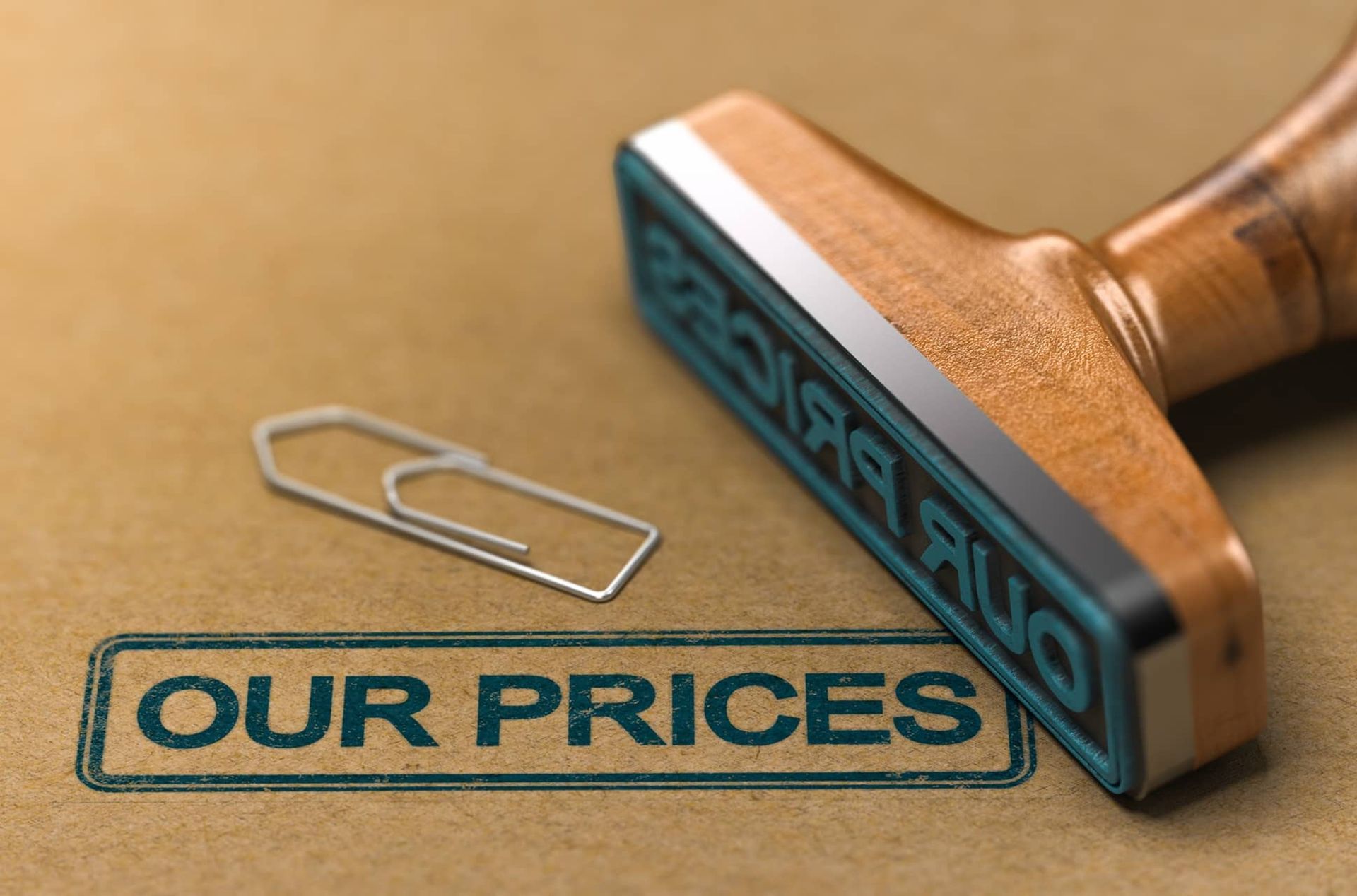 Our prices, web header