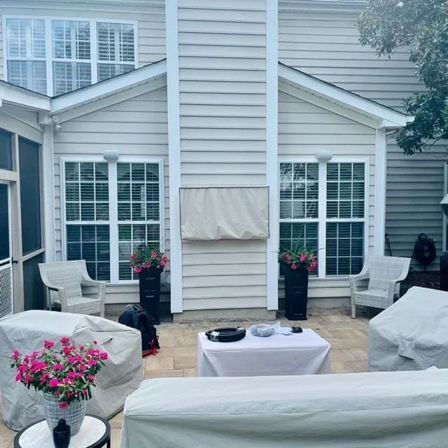 outdoor TV mounting