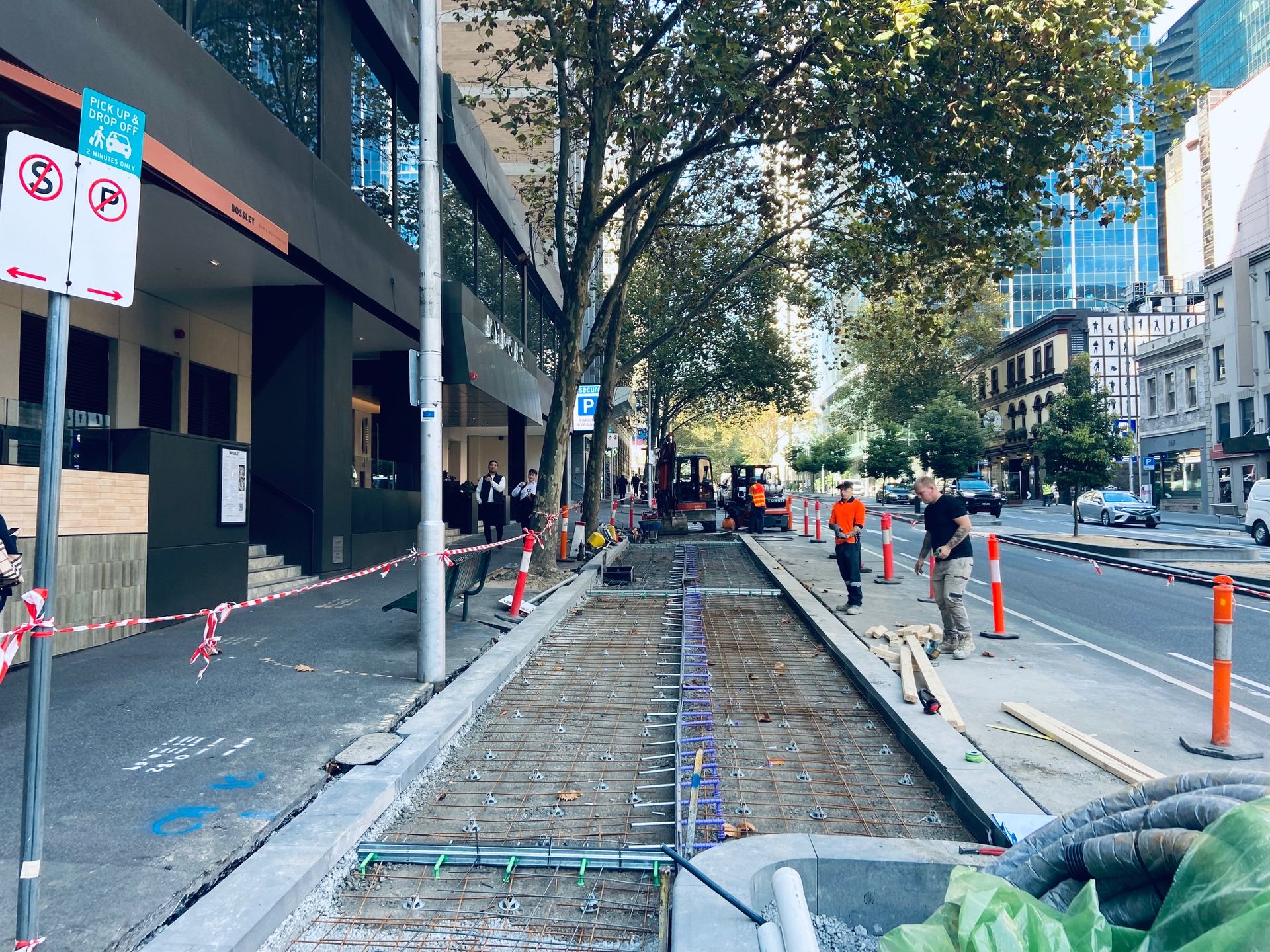 Exhibition Street Streetscaping works